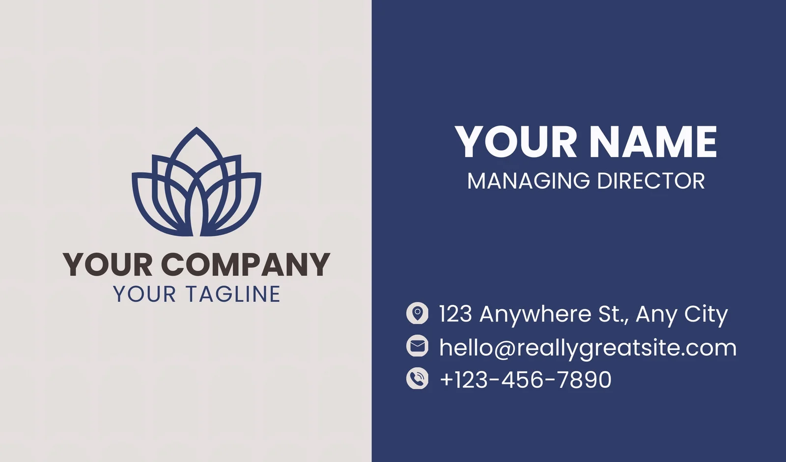 visiting card